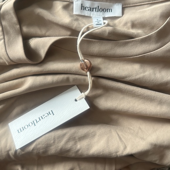 NEW with tags Heartloom Bosca Cutout Slid Midi Dress Tan Taupe SOLD OUT SIZE ๐ - Picture 11 of 11